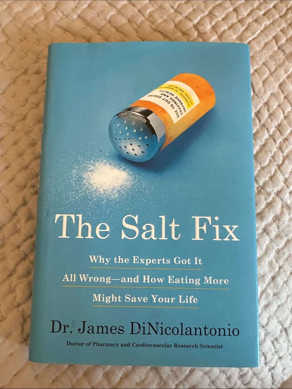 The Salt Fix by Dr. James DiNicolantonio - Blue Cover